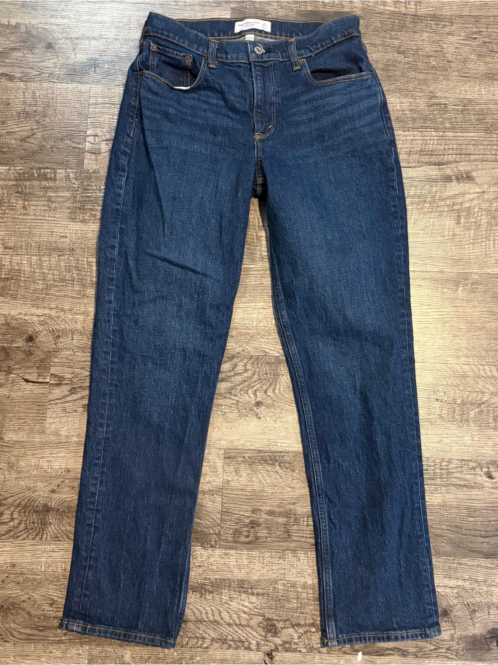 Abercrombie & Fitch Jeans Women’s 27 Blue The 90’s Straight Mid Rise Denim